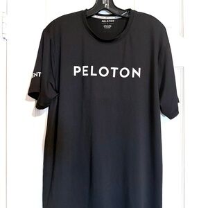 Peloton Black Short Sleeve  Jersey Century 100 Club Men's Size Large EUC